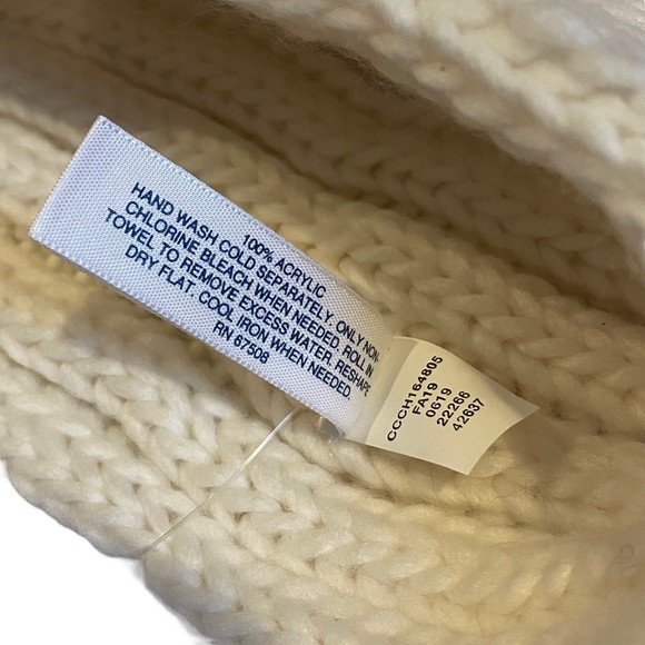 Charter Club White Jeweled Winter Headwrap NWT - Picture 5 of 5